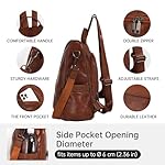 CHERUTY Women Backpack Purse PU Leather Anti-theft Casual Shoulder Bag Fashion Ladies Satchel Bags - Image 5