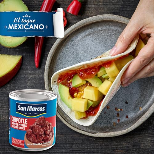 San Marcos Chipotle Peppers In Adobo Sauce, 28 Ounce - Thumbnail 3
