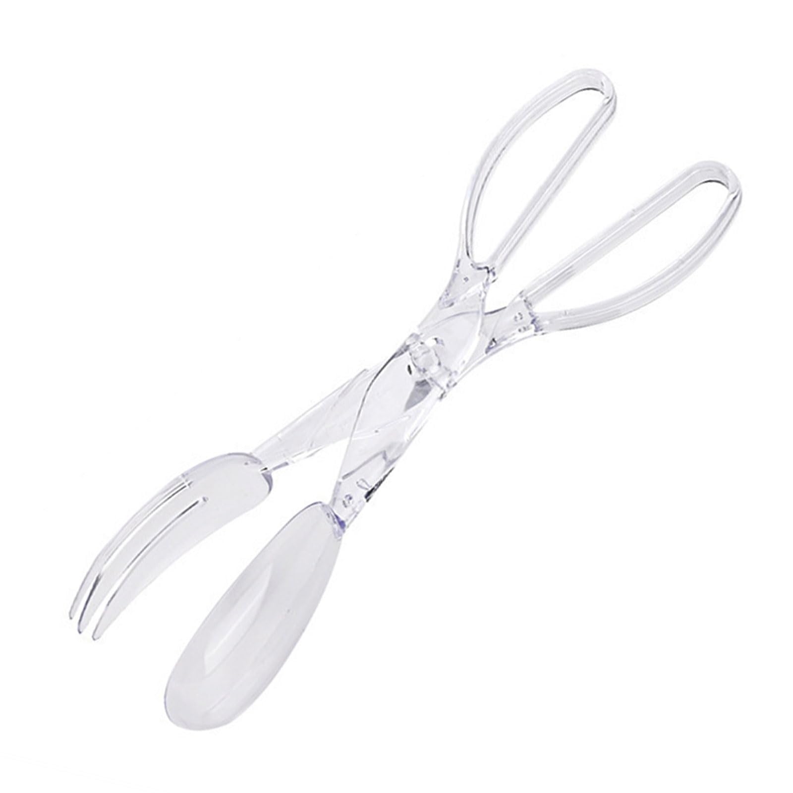 jiingekk Multifunctional Salad Scissor Tongs with Fork and Spoon for Baking Grilling Serving Utensils Vegetables and Pastries Salad Serving Utensils