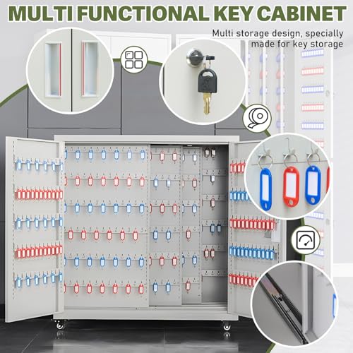 Armoire à clés en acier 600 clés boîte de rangement verrouillable - 5