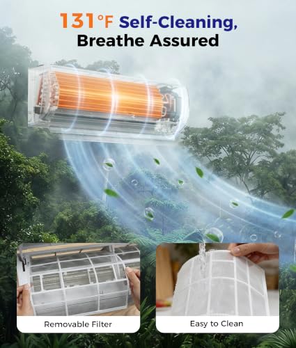 Image of Mini Split Ac /Heating System, 12000 BTU Inverter Mini Split AC Unit