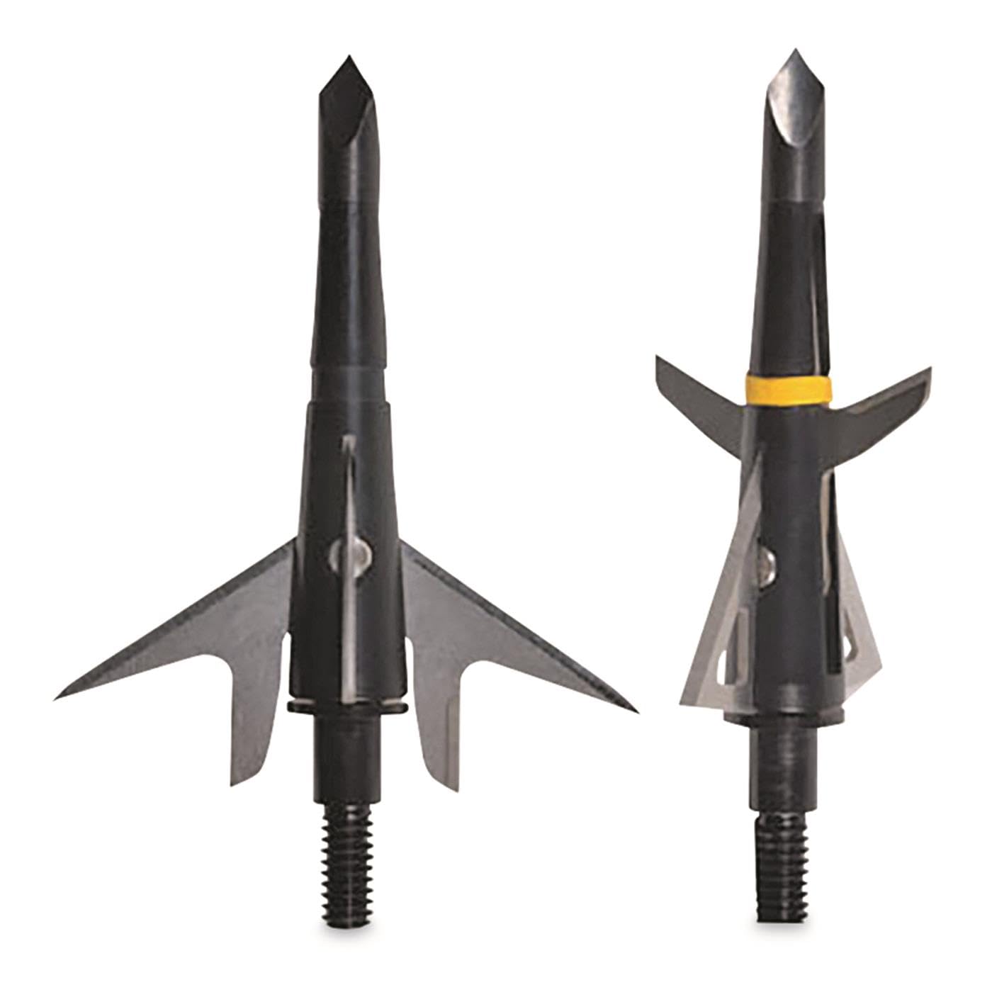 SwhackerHybrid Crossbow Broadheads, 4-Blade, 3 Pack, 100GR
