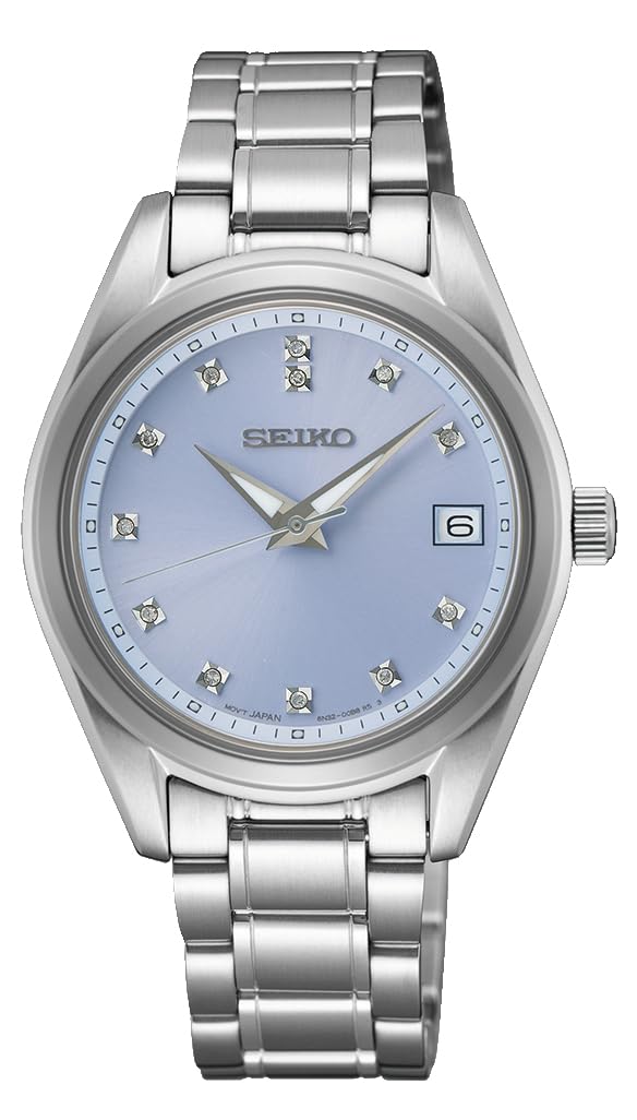 Seiko Women Analog Quartz Watch with Stainless Steel Strap SUR581P1