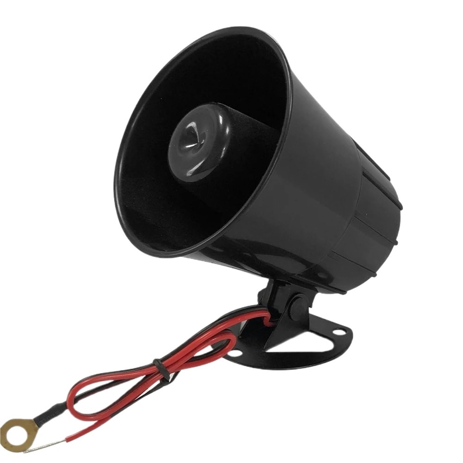 Qlyueui 12V 1Pcs 125Db Loud Warning Alarm Siren Universal For Car Auto Motorcycle Truck 24V(12V)