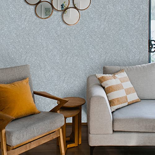 Papel de contacto gris lavable y extraíble para muebles de baño 4