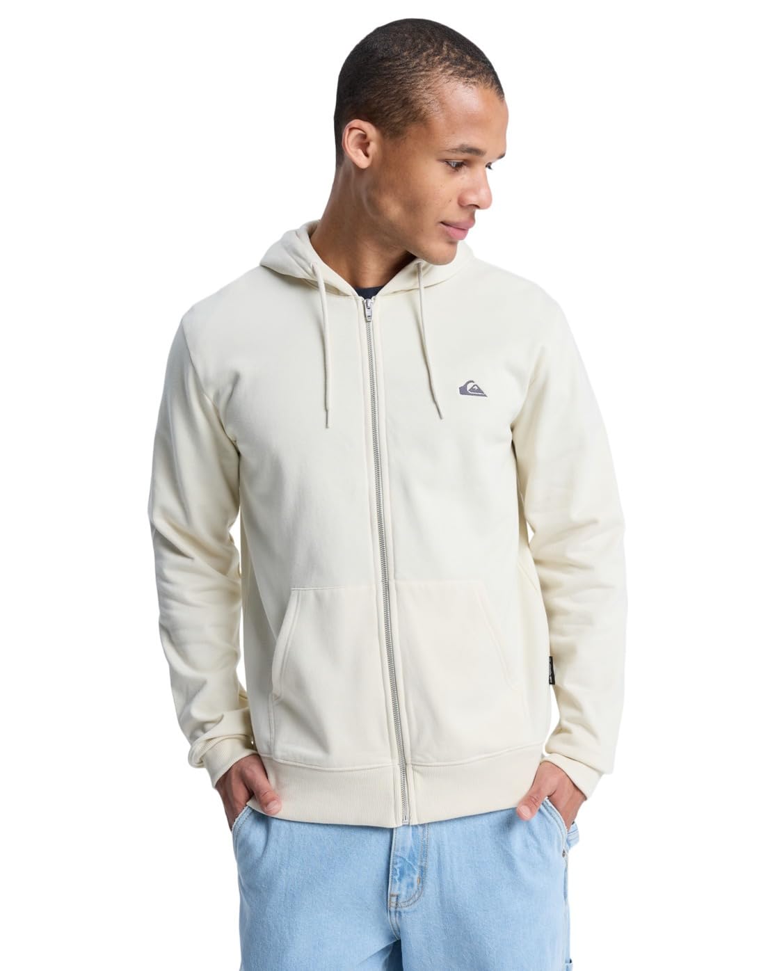 Quiksilver Hoodie BASIC HOODIE YOUNG MEN Mens White