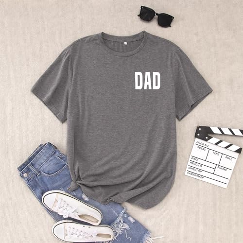 KEKEMI Daddy and Me Shirt Toddler Daddy's Girl Graphic T-Shirt Girls Dad Print Tee Tops Father's Day Family Matching Outfit 6