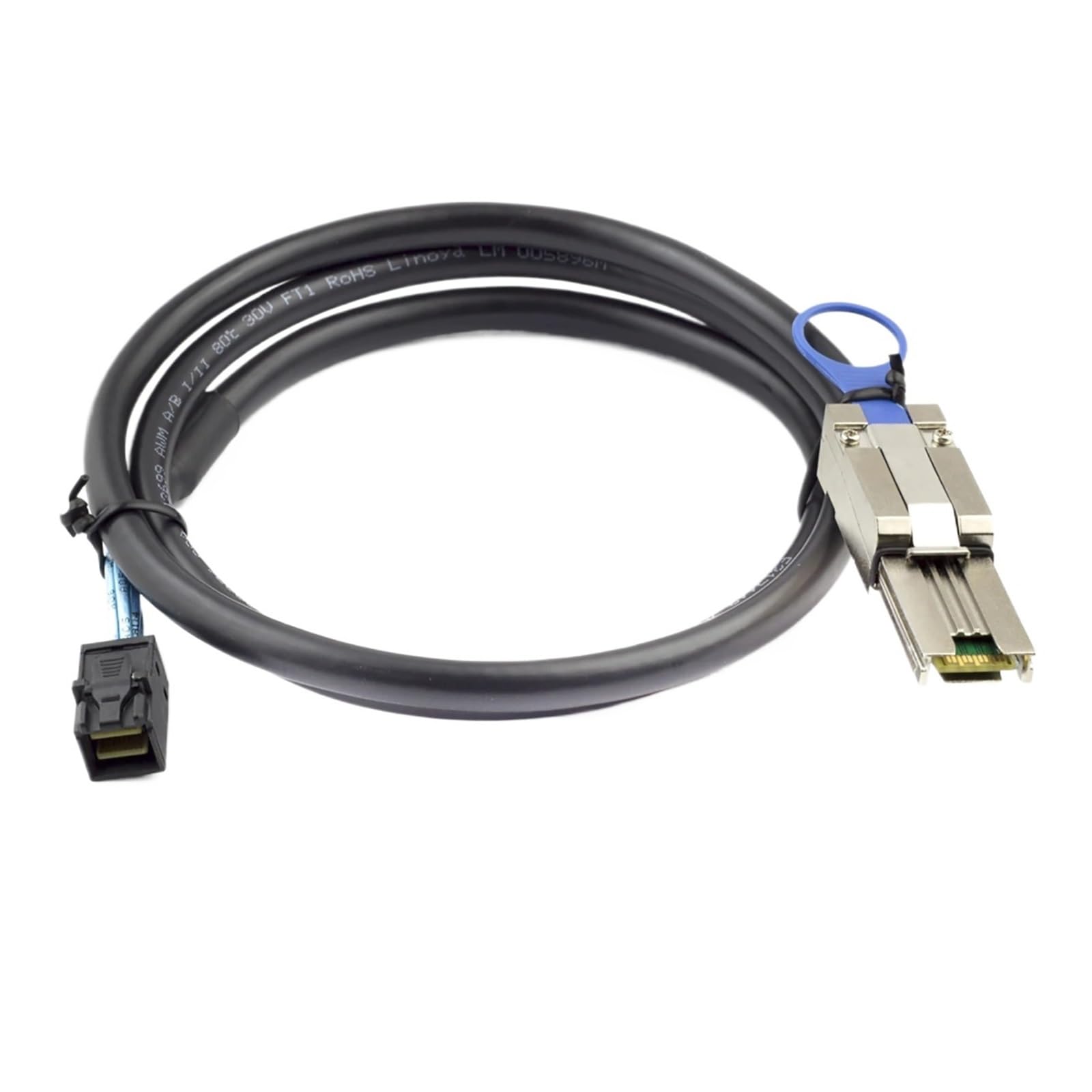 ZHANGLH Câble adaptateur 1 m mi ni S*A*S HD SFF-8088 26P mâle vers mi ni S*A*S HD SFF-8643 4i Data Server RA*/ID