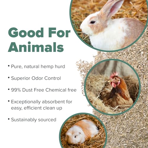 All Walks 18.5L Hemp Bedding For Chicken Coops, Hamsters, Rabbits thumb #2