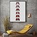 Custom Car Posters Handmade Poster compatible with Shelby Mustang GT500 Generations and Print of Ford Shelby GT500 - Red with White Stripes, 16x20
