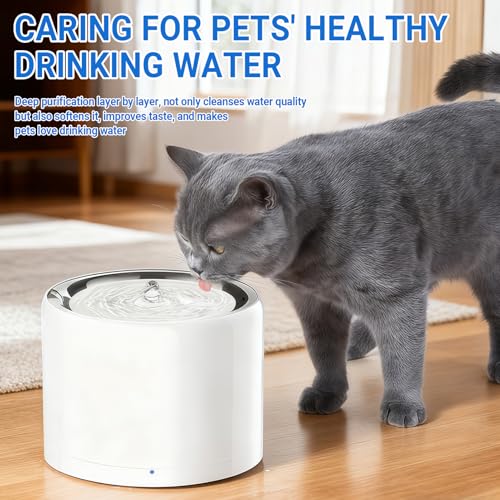 2 Stück Katzenbrunnen Filter Einheit 3.0, Trinkbrunnen Filter Kompatibel Mit Eversweet Solo 2, Solo SE, 3 Pro, 2S, 3, Mit Harz und Aktivkohle, Ersatzfilter für Katzenbrunnen, Inklusive Schaumstofffilt