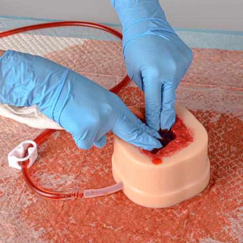 Image of SimCoach Wound Packing Trainer Kit, Stop the Bleeding Kit for Wound Packing Training Demonstration Only, Bleed Control Kit for Medical Education