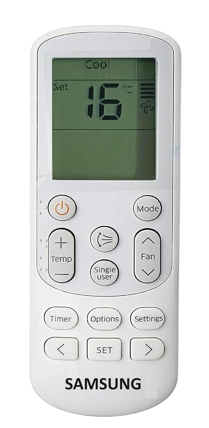VNQ 5 Year Warranty Ac Remote Compatible for Samsung Split Inverter Air Conditioner Remote no 144 Single User Button-image-46