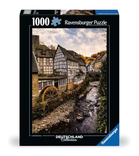 Ravensburger Puzzle 12000792 - Monschau dans l'Eifel - Puzzle de 1000 pièces pour Adultes et Enfants à partir de 14 Ans,
