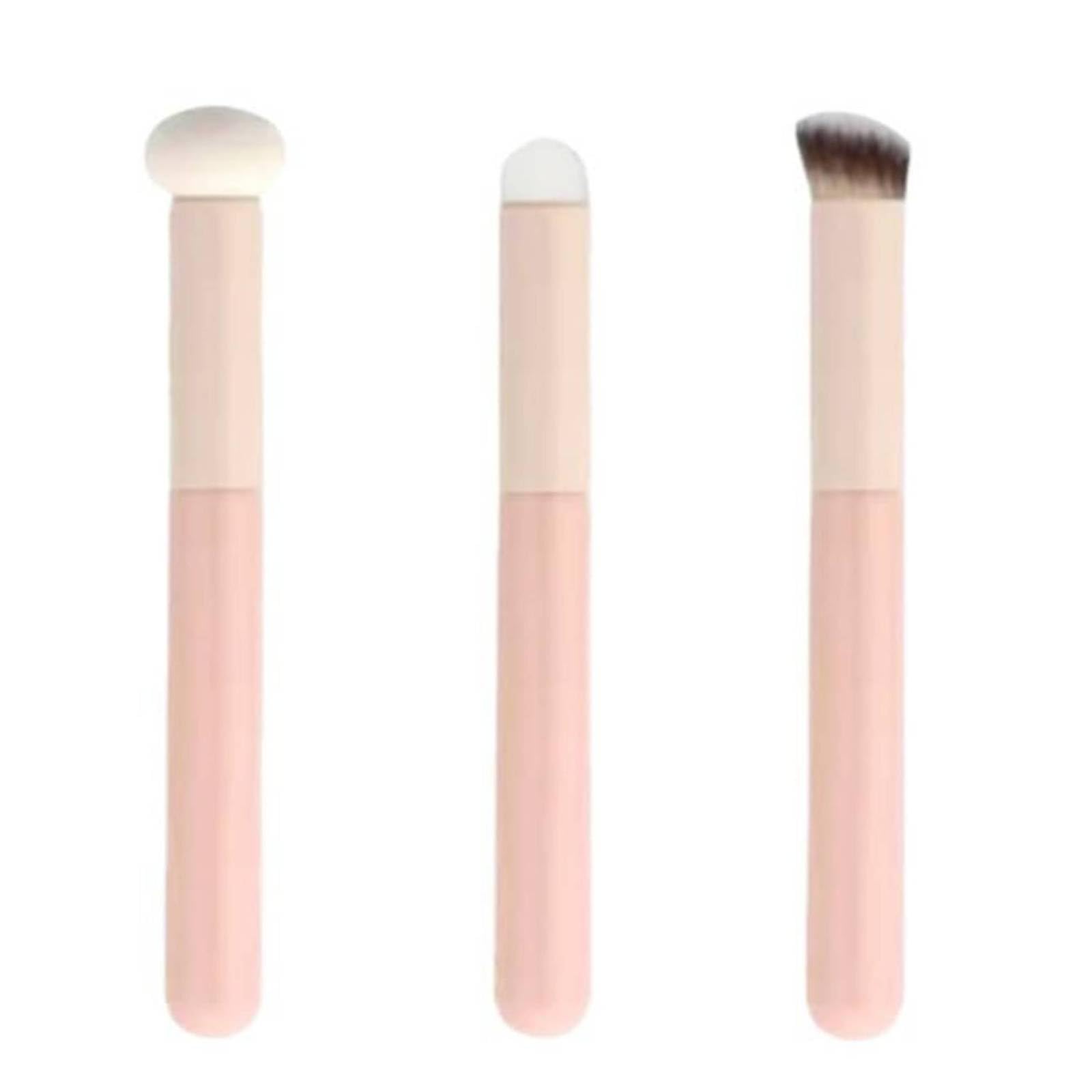 OMBRISA Brocha Corrector, Brocha Contorno de Ojos, Brocha Base Maquillaje, Pincel de Cobertura Total o Puntual