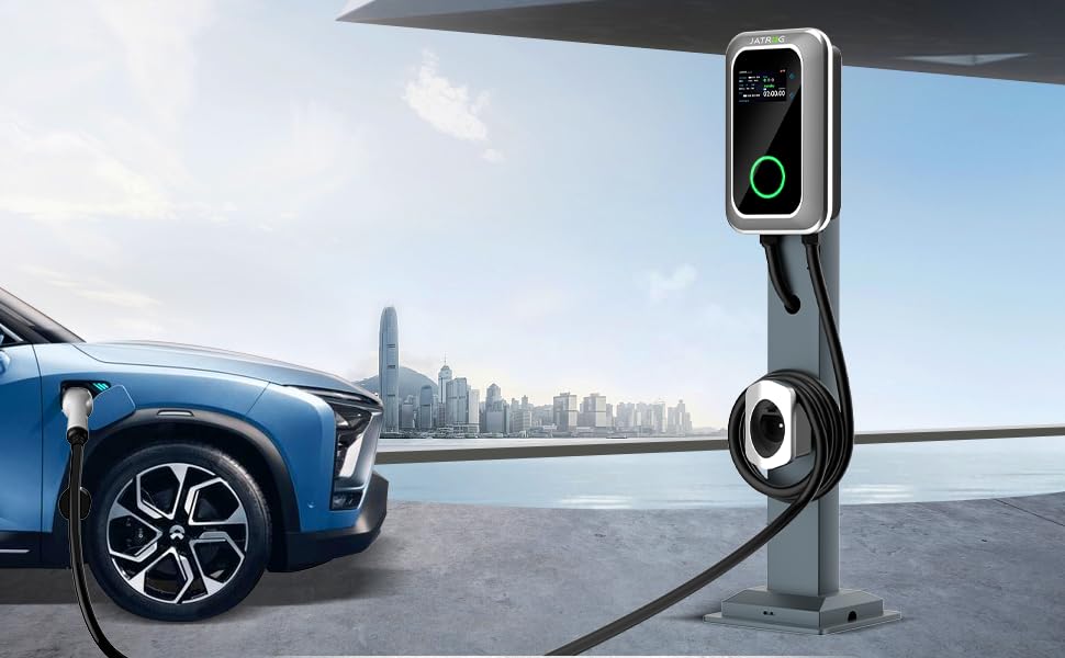 Borne de recharge EV support de montage fixe Pied Eiffel pour piédestal Wallbox eMobility single