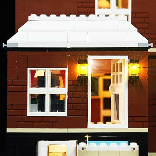 BRICKSHINING LED Lighting Compatible with Lego 21330 Home Alone,RC Light Kit Compatible with Lego 21330, Giving Light to Model, NOT Included The Model Set(RC Model)