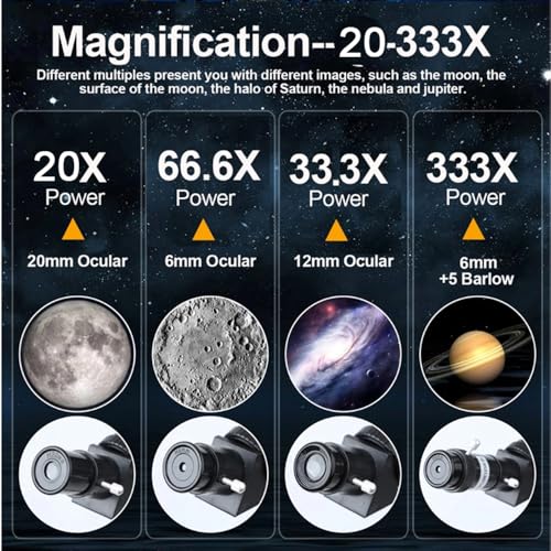 Image of Telescope HD 400 /70mm for Adults Refractor Astronomy Telescope - Watching The Moon, Bird Watching, Viewing The Natural Scenery, Viewing The City Scenery, Watching The Animals