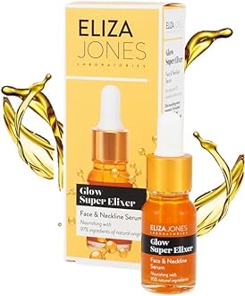 Face Serum, Neck Serum (Glow Super Elixer: Natural Ingredients, 10 ml)