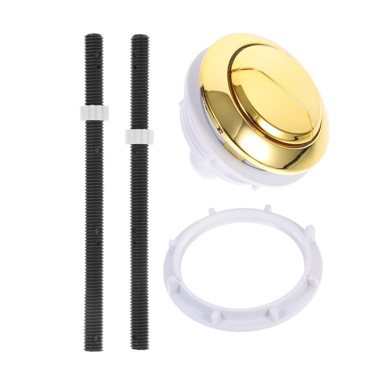 ERINGOGO Pulsador para Inodoro de Doble Descarga Dorado Abs