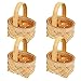 Housoutil CESTAS DE MADERA DE 4PCS PARA REGALOS CESTAS DE REGALO CESTAS TEJIDAS VACÍAS PARA LA CESTA DE LA NIÑA DE DE DE DE DE DE DE DE DE DE DE DE DE DE DE DE DE DE DE DE DE DE DE DE DE DE