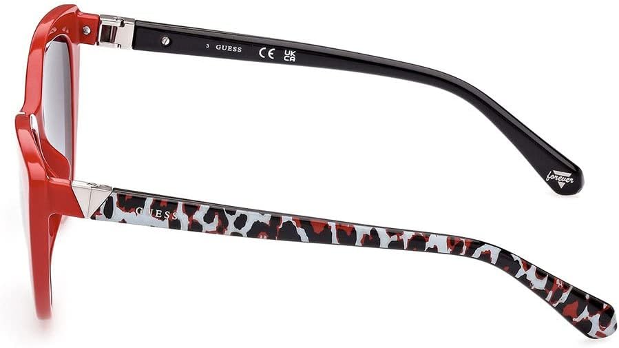 GUESS Sunglasses GU 5211 66B Shiny Red/Gradient Smoke