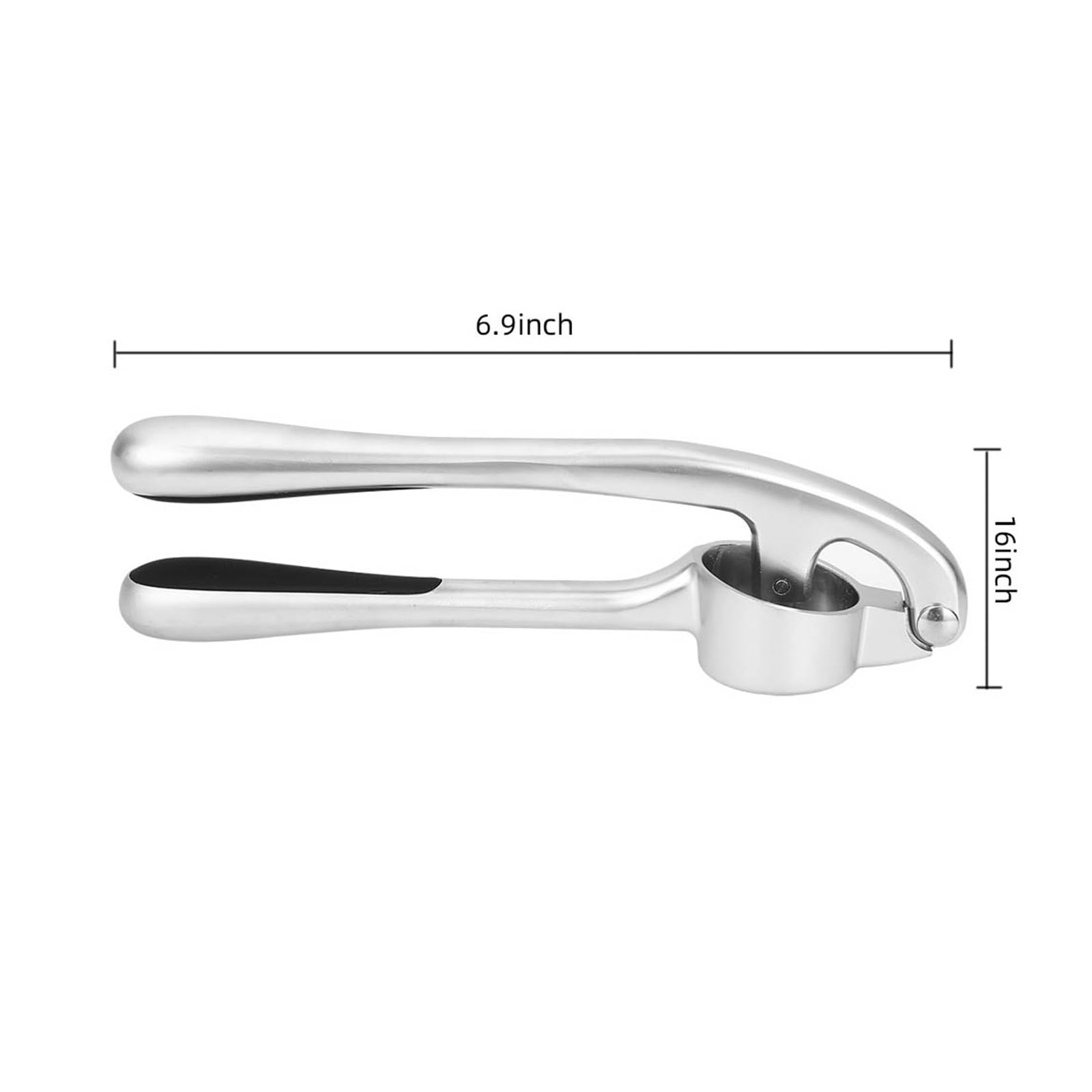 ArinkO Edelstahl-Knoblauchpresse – Müheloses Zerkleinern und Auspressen von Knoblauch