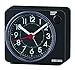 Seiko Wecker schwarz Kunststoff Schleichende Sekunde QHE100K