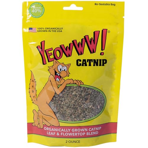 Yeowww! Organically Grown Catnip 2oz Pouch
