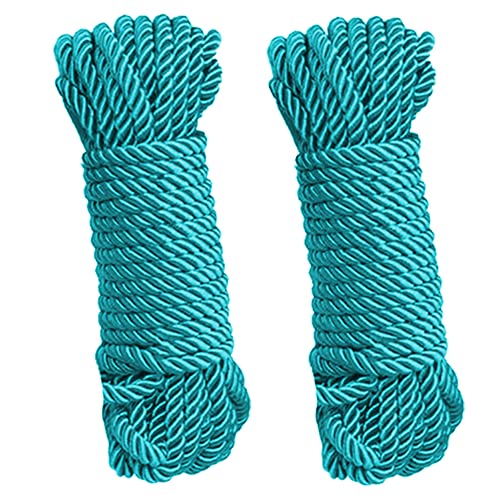 CRAFTCURL Nylon Twisted Rope - Slightly Shiny Design & Light...