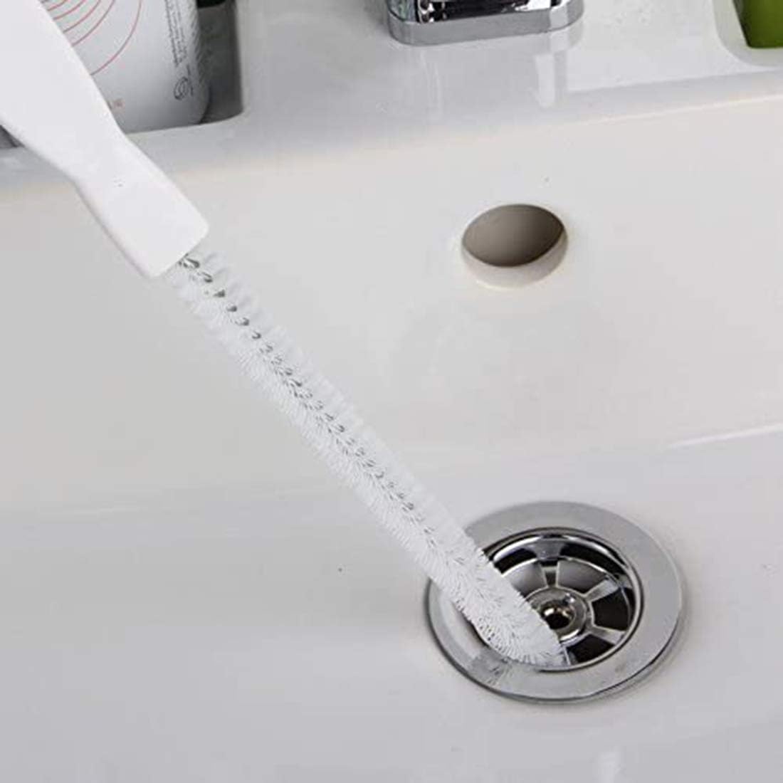 Flexible Sink Cleaning Brush Water Pipe Drain Dredge Tool Bath Plug Long Hair Remover Overflow Unblocker Stick Snake Tube