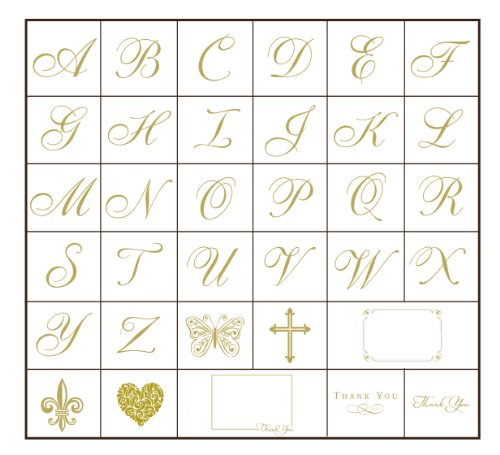 Image of Designer Greetings Blank Thank-You Note Cards, Golden Print (10 Blank Any Occasion Cards 10 Foil-Lined Envelopes) | Boxed Card Set, Matching Envelopes, Foil and Glitter Details