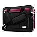 Produktbild VanGoddy El Prado 3-in-1 Messenger + Backpack + Briefcase Transformer for 15 to 16 inch Laptops and Tablets - Black/Magenta