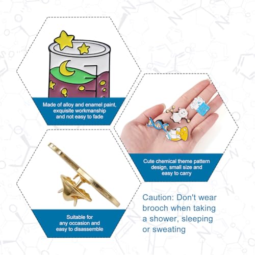 Pandahall Various Theme Alloy Enamel Brooches Lapel Brooch Enamel Pin Set3