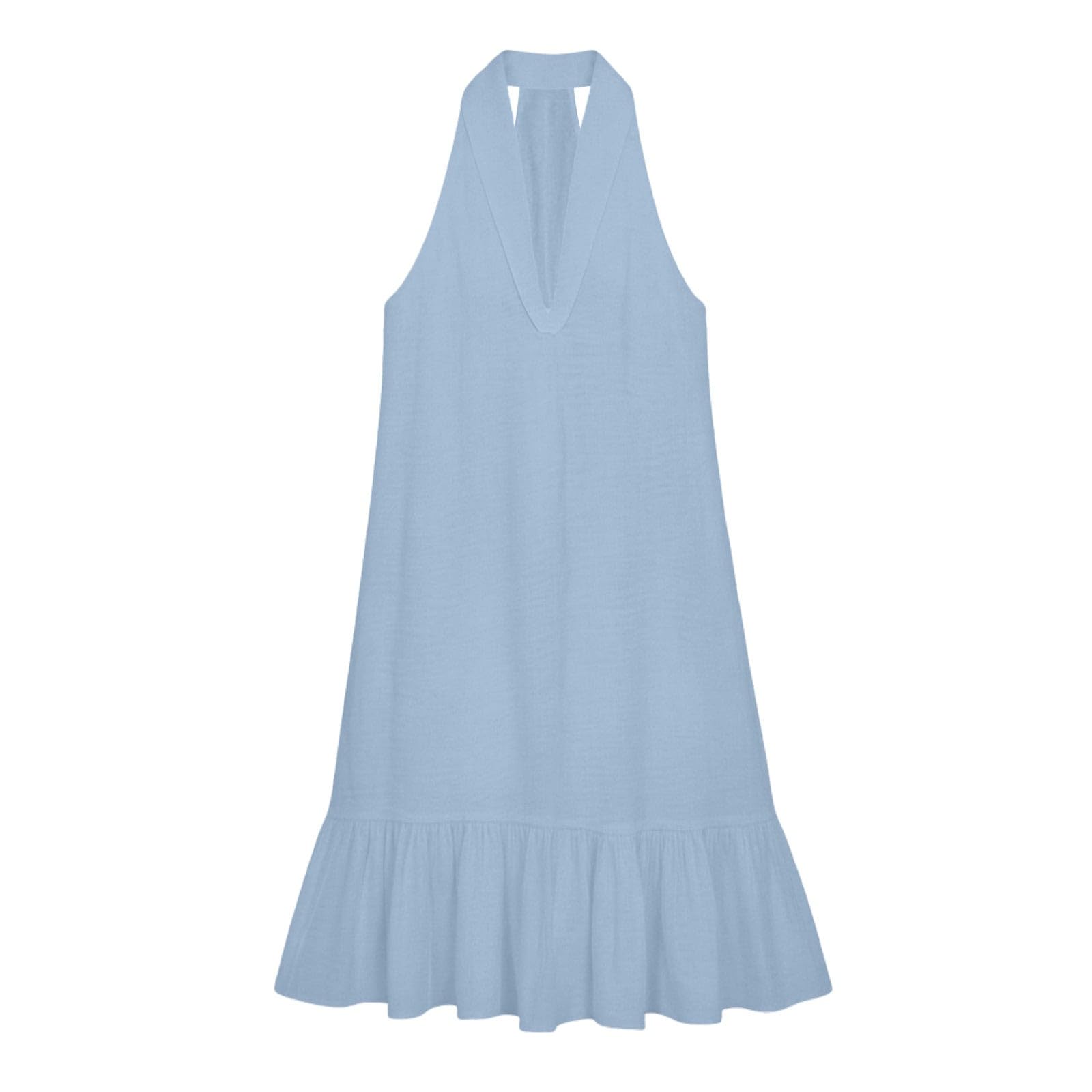 Vestido Casual Atemporal para Tallas Grandes, Vestido vaporoso para el día a día con Ajuste cómodo y Estilo versátil.