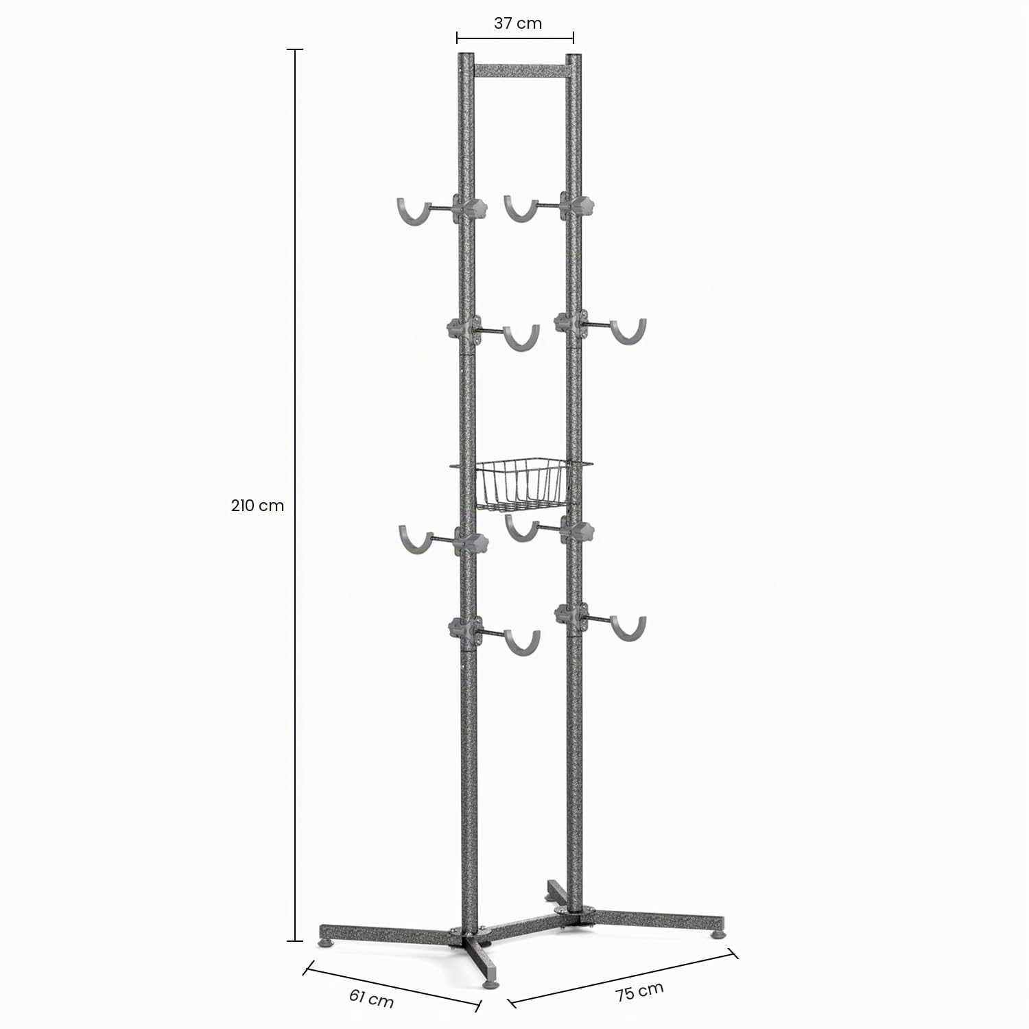 CXWXC Soporte de Suelo para 2 Bicicletas, soporta hasta 50 kg/110 Libras, Soporte para Bicicleta, Interior y Garaje al Aire Libre