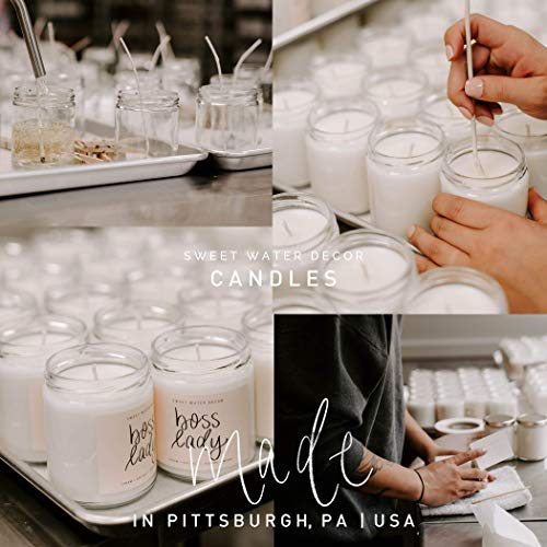 image for Sweet Water Decor Cranberry Woods Candle | Cinnamon, Vanilla, Pine and