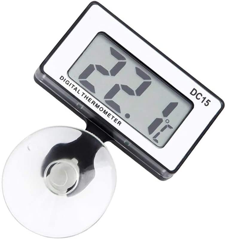Produktbild von Thermometer Wasserdicht Aquarium Glas-Thermometer Mit Saugnapf – Klare Skala In °C, Für Aquarium & Terrarium Aquarium Thermometer Digital