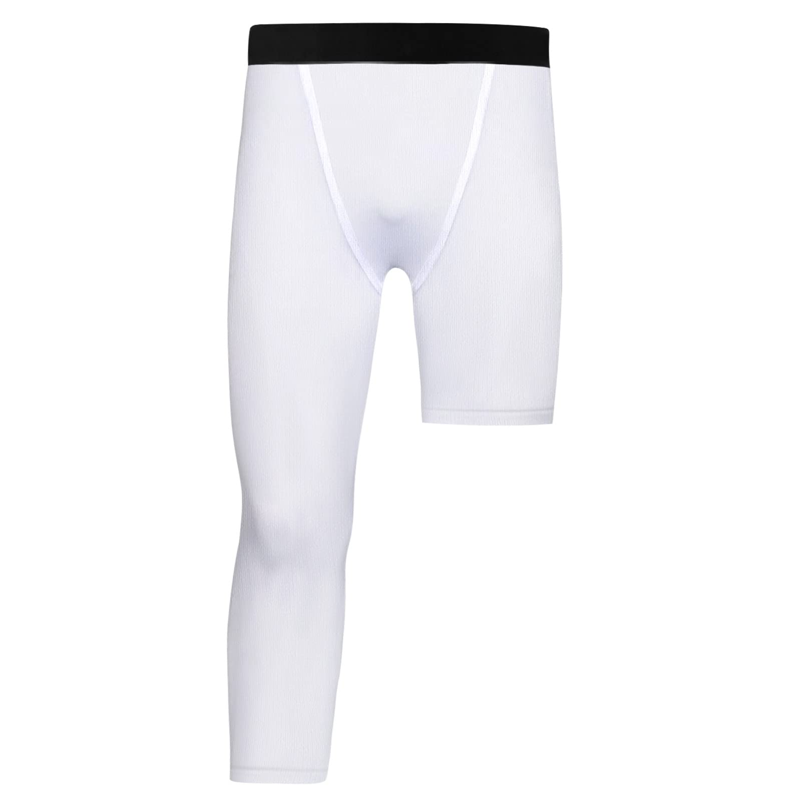 Monopod 2-Pack Niños Pantalones de Compresión 3/4 Leggings para Baloncesto Running Capri Tights
