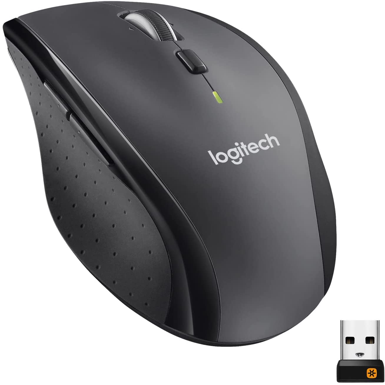 Logitech Marathon Mouse M705 - Souris - laser - récepteur sans fil USB - argent