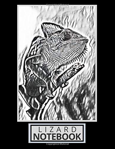 LIZARD NOTEBOOK: 120 College Ruled Pages - 8.5" x 11" - Great Gift Idea