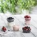 ELEGANT DISPOSABLES 9 oz Plastic Parfait Cups with 2 oz Inserts & Lids 50, Sets 9 OUNCE Yogurt Containers