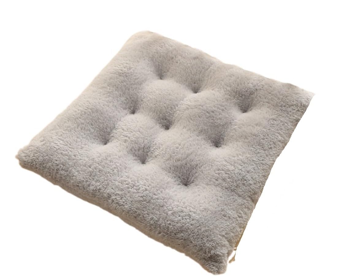 Sitzkissen für Ssensthul Küchen-Esszimmerstuhlkissen, Verdicktes Plüsch-Sitzkissen, Boden-Tatami-Futon-Kissen, Getuftete Stuhlkissen Stuhlkissen für Bürostuhl(D,40x40cm(16x16inch))
