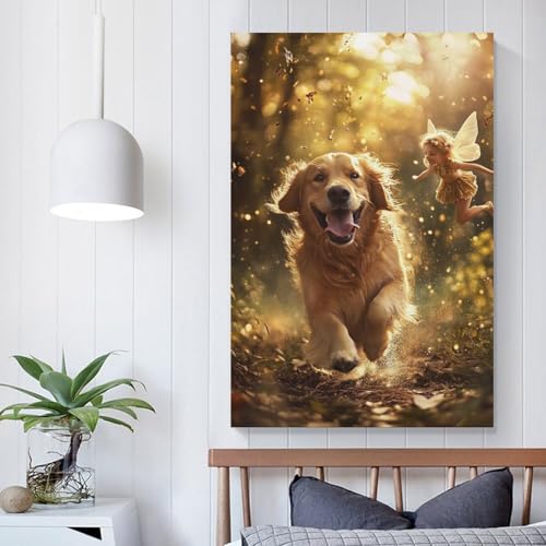 Impression Labrador Retriever poster grand format pour mur vide