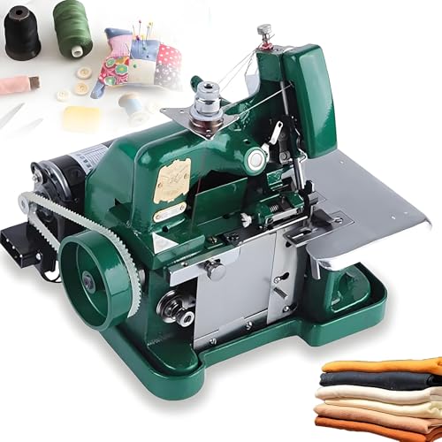 Drmoxin Máquina De Coser Overlock De Mano para Cuero, con 3000 Puntadas/Min, Longitud De Puntada Ajustable, Dobladillo De Alta Resistencia, Recubridora para Dobladillos Drmoxin Máquina De Coser Overlock De Mano para Cuero, con 3000 Puntadas/Min, Longitud De Puntada Ajustable, Dobladillo De Alta Resistencia, Recubridora para Dobladillos