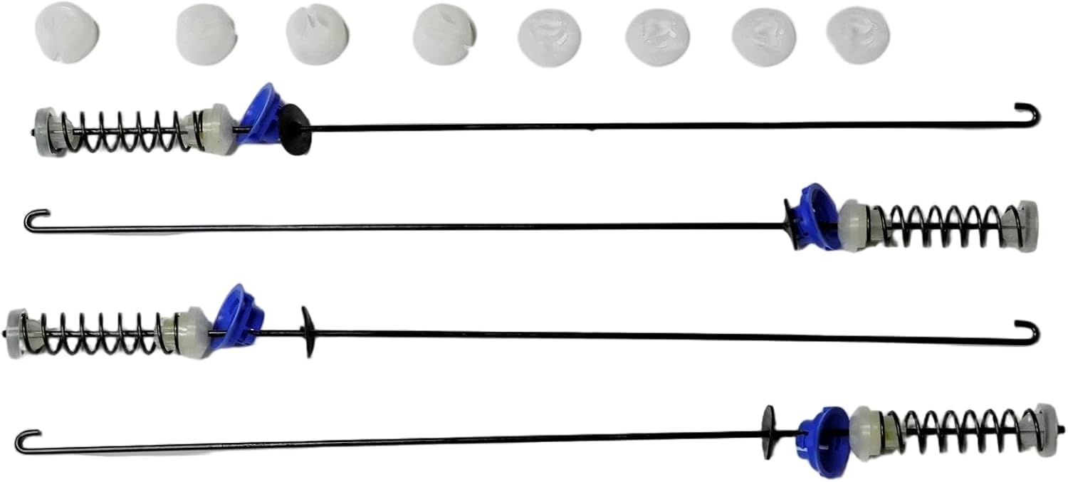 W10820048 Washing Machine Spring Suspension Kit - for Whirlpool Kenmore Washer Suspension Rod Replacement 280144 8564009 8566146 W10189077 AP5985113 PS11723157