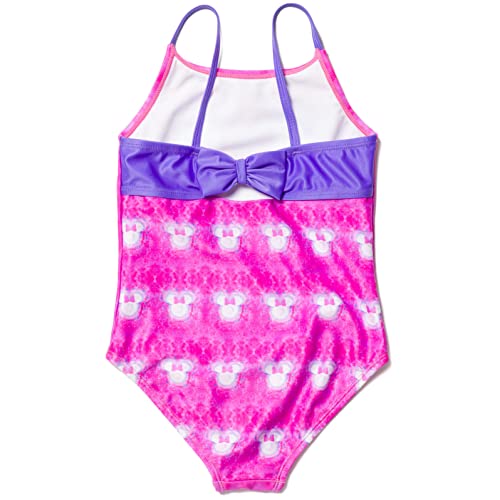 Disney Minnie Mouse UPF 50+ One Piece Bathing Suit Infant to Big Kid Sizes (12 Months - 14-16)2