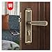 OYUXICWD European Style All Copper Luxury Pure Copper Lock Bedroom Door Lock Indoor Double Door Silent Brushed Room Door Lock