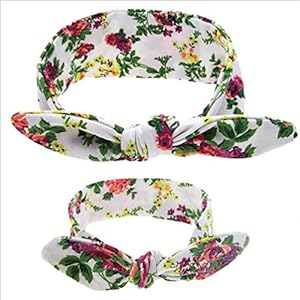 Minkissy Konijnenoren hoofdbanden bowknot hoofdwraps haarband stretchy bogen accessoires voor vrouwen mode wit