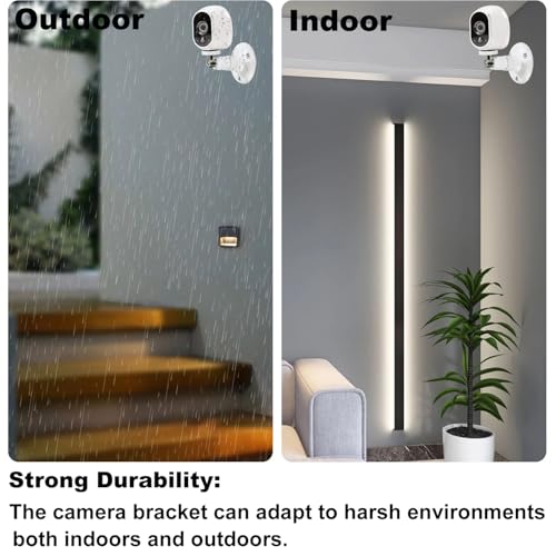 Ring Camerahouder, wandhouder, 6-delig, camera-montagehouder, 360 graden, verstelbaar, schroeven voor bewakingscamera, 1/4 inch schroeven - Afbeelding 4